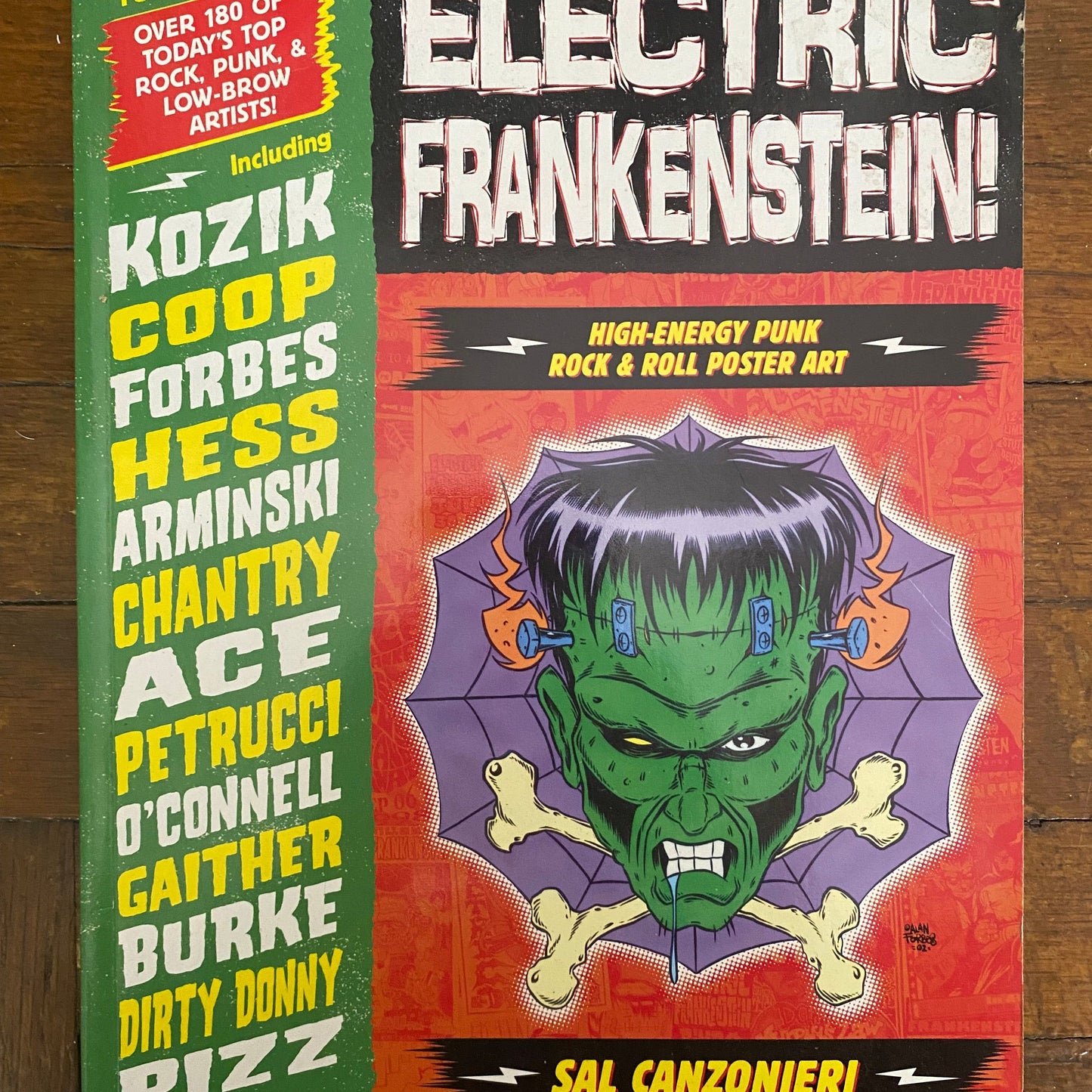 ELECTRIC FRANKENSTEIN Book by Sal Canzonieri High Energy Punk Rock & Roll Poster Art