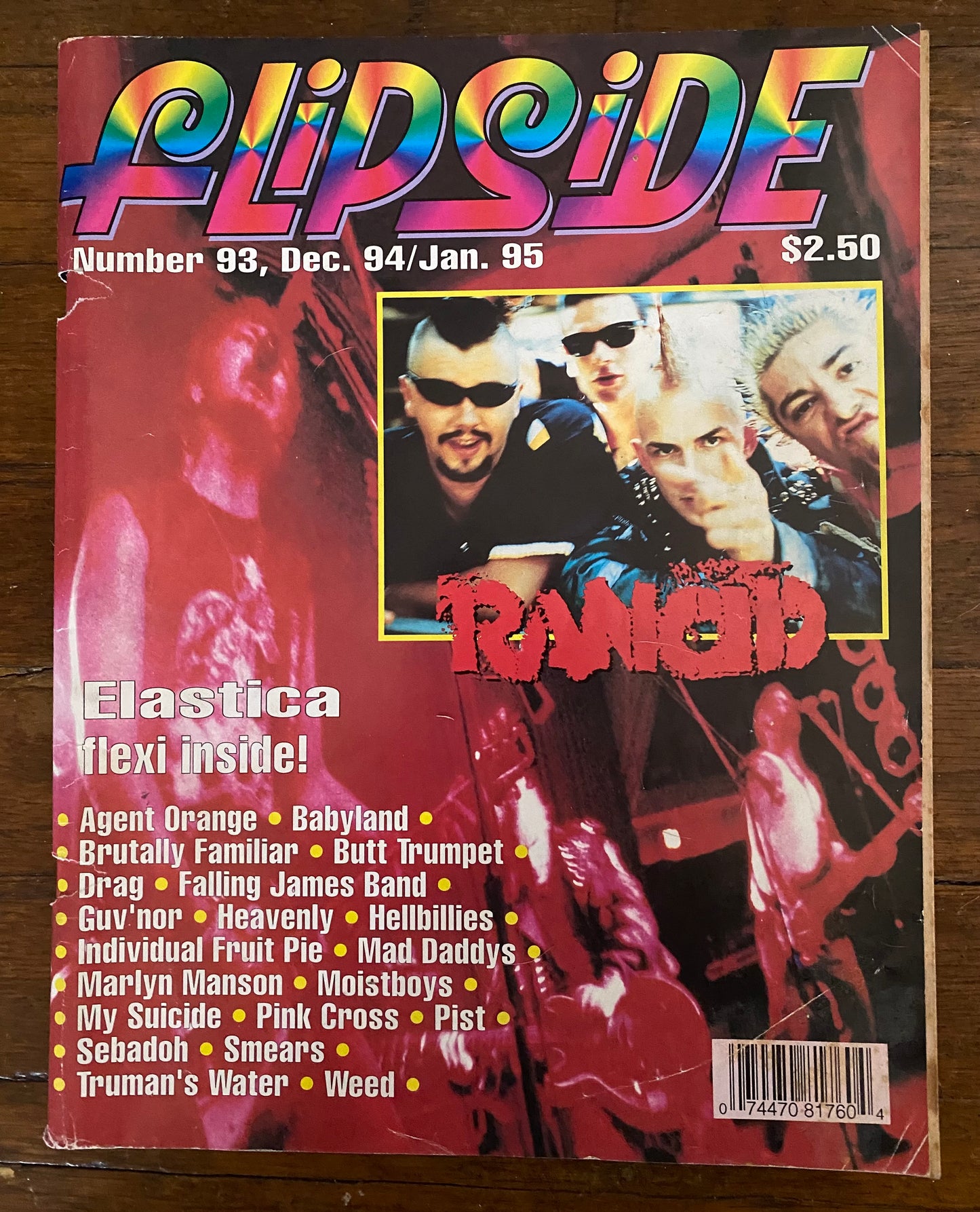 FLIPSIDE Lot OF 7 Magazines 50 54 56 77 81 93 100