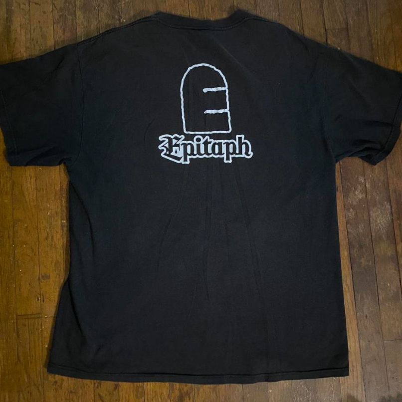 H2O Thicker Than Water Epitaph Records Black XL T-Shirt