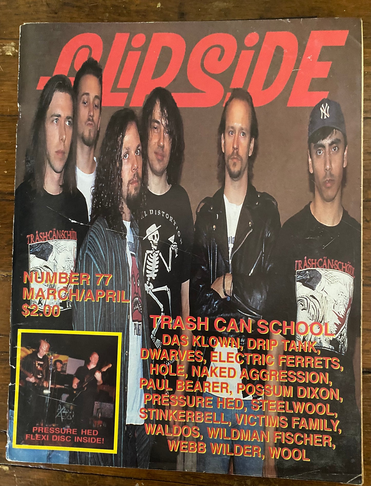 FLIPSIDE Lot OF 7 Magazines 50 54 56 77 81 93 100