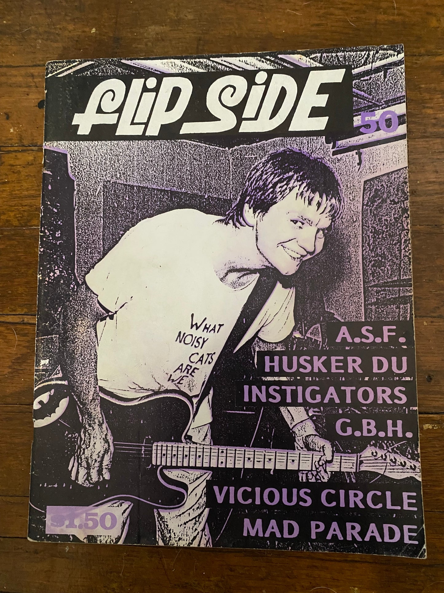FLIPSIDE Lot OF 7 Magazines 50 54 56 77 81 93 100