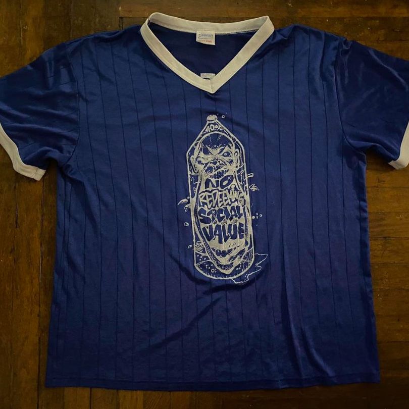 NO REDEEMING SOCIAL VALUE NRSV 40 OZ Blue XL Jersey