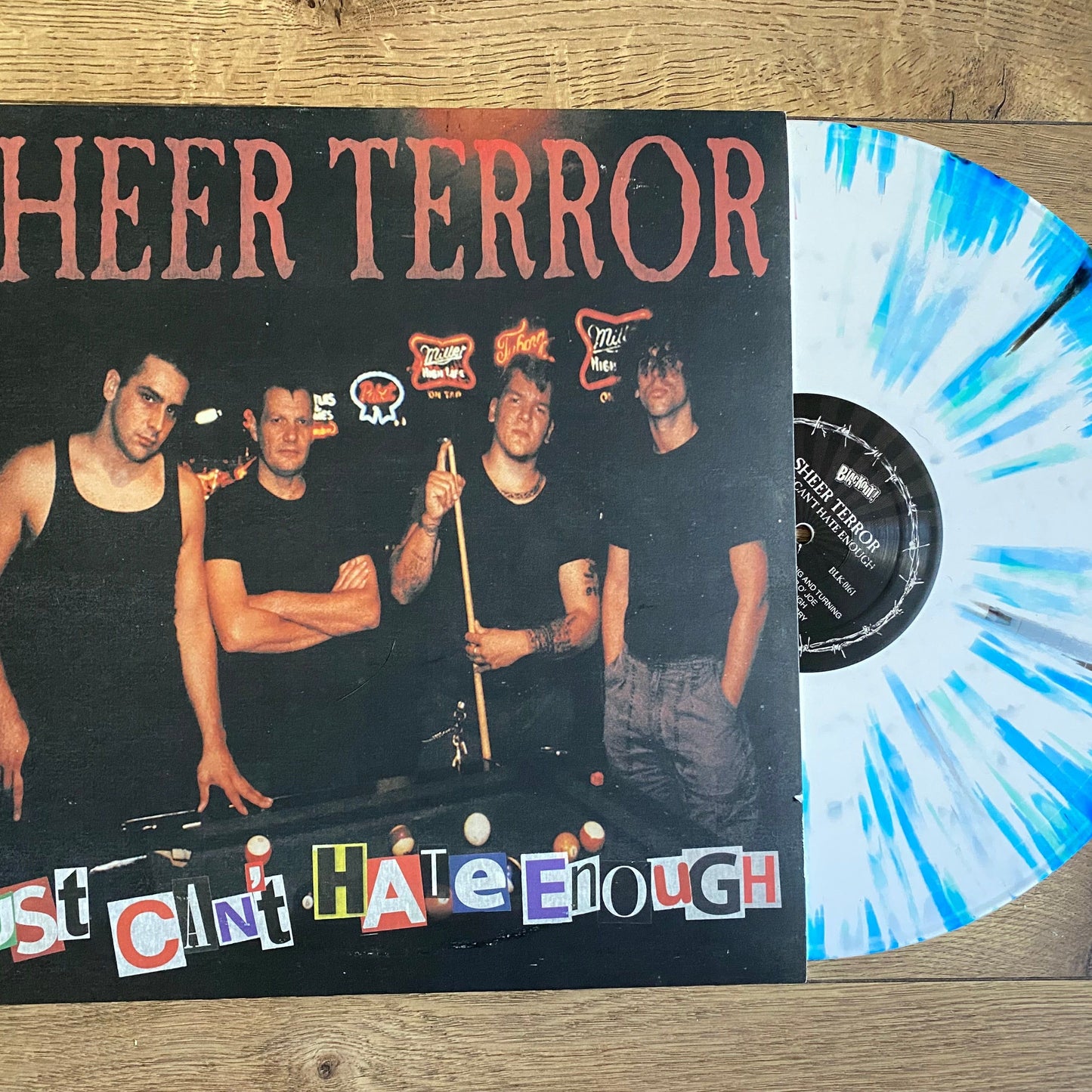 SHEER TERROR Just Can’t Hate Enough On Colored Splattered Vinyl LP