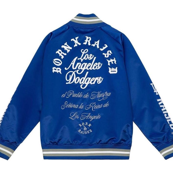 BORN x RAISED Mitchell & Ness MLB Pueblo Los Angeles Dodgers Post Season XL Jacket