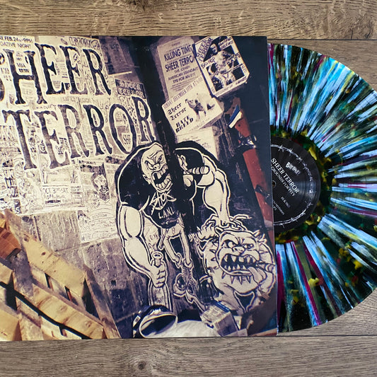 SHEER TERROR No Grounds For Pity On Colored Splattered Vinyl LP