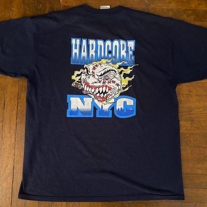 MADBALL Hold It Down Hardcore NYC Navy Blue XL T-Shirt