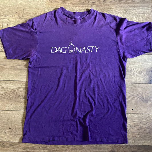 DAG NASTY Can I Say Purple Large / XL T-Shirt by Jeff Nelson (MINOR THREAT)