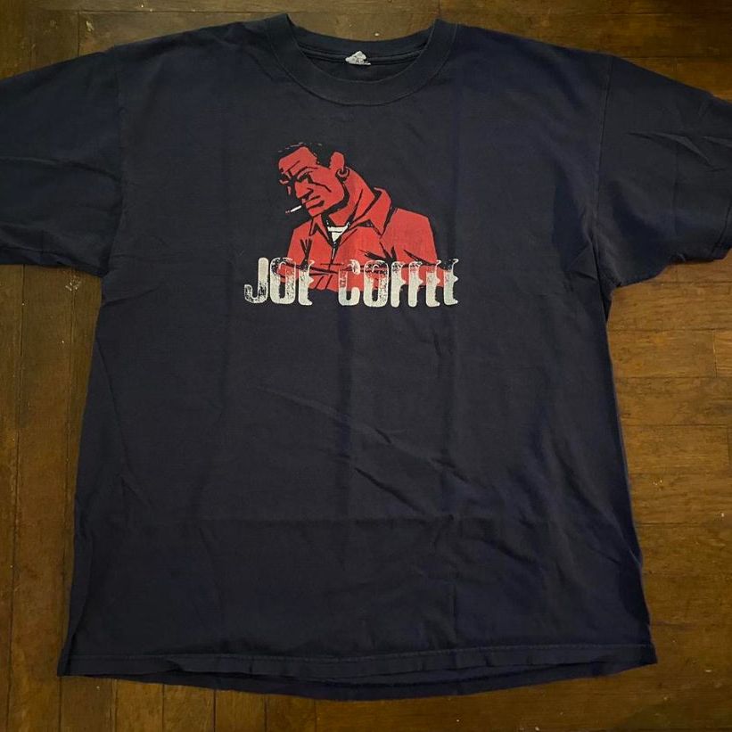 JOE COFFEE Navy Blue XL T-Shirt