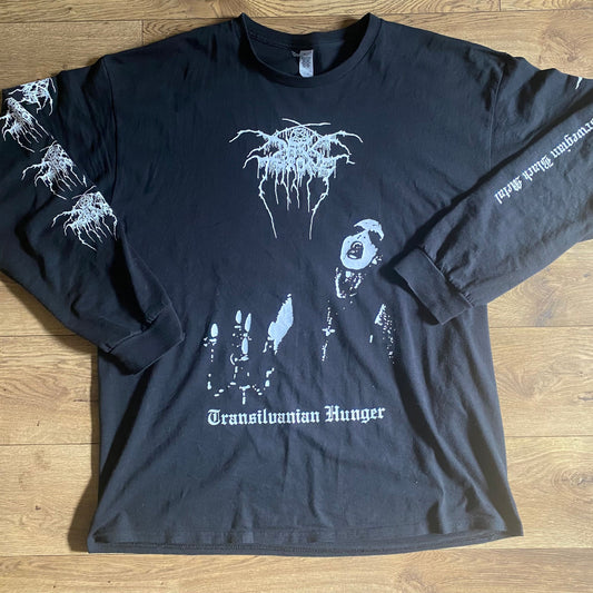 DARKTHRONE Transilvanian Hunger Black XL Long Sleeve T-Shirt