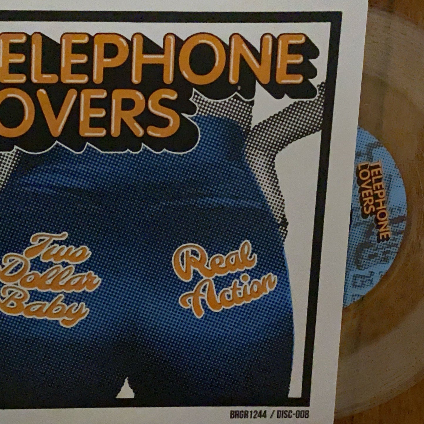 TELEPHONE LOVERS Two Dollar Baby / Real Action 7”