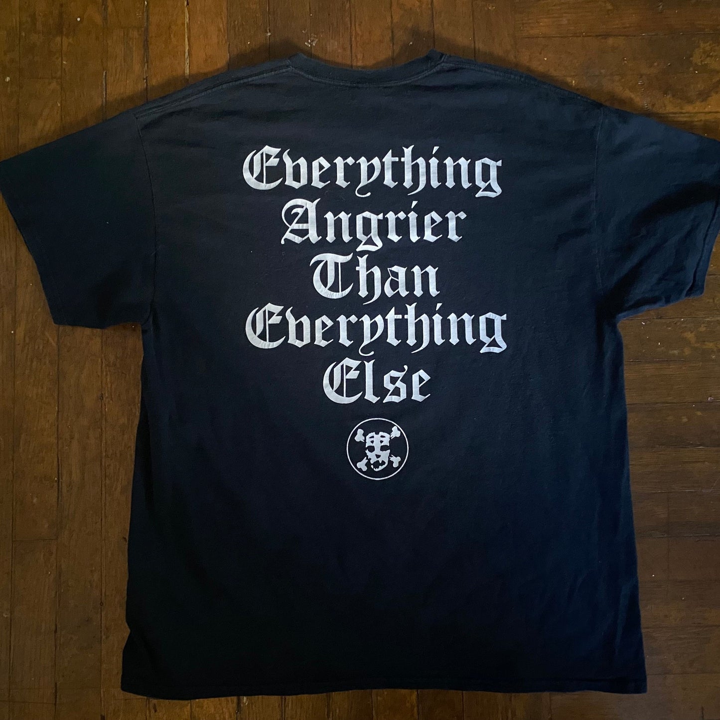 SLAPSHOT Boston Motörhead Tribute Everything Angrier Than Everything Else Black XL T-Shirt