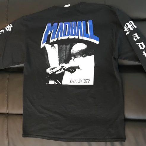 MADBALL Set It Off Black Long Sleeve XL T-Shirt