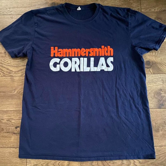 HAMMERSMITH GORILLAS Navy Blue Large / XL T-Shirt