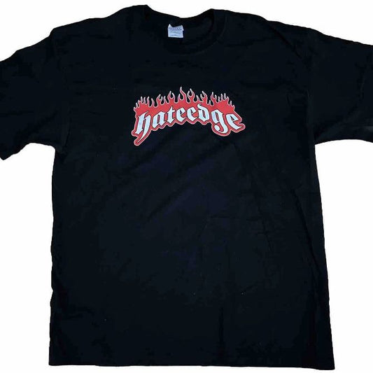 HATE EDGE Hatebreed Logo Style Black XL T-Shirt