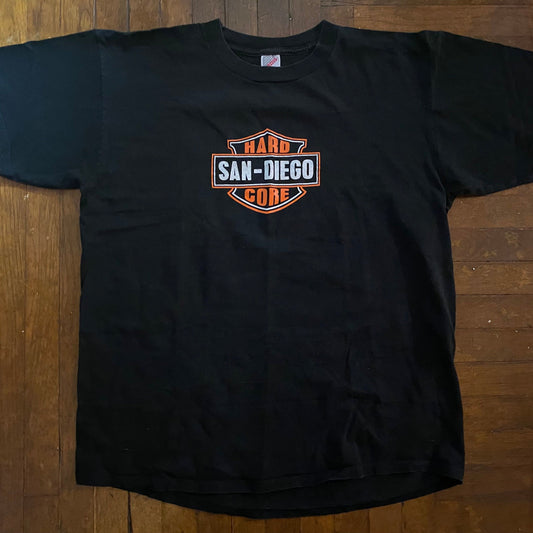 SAN DIEGO HARDCORE Black XL T-Shirt