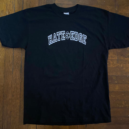 HATE EDGE 04 Black Large T-Shirt