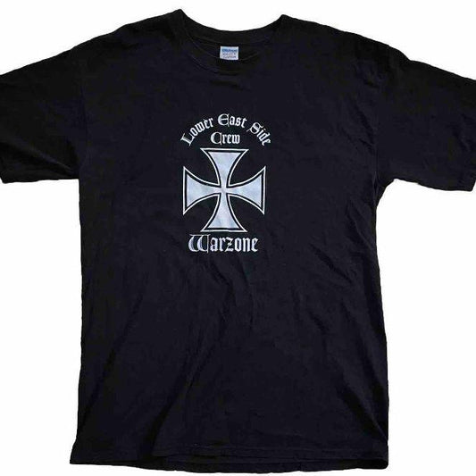 WarZone Lower East Side Crew Black Large T-Shirt