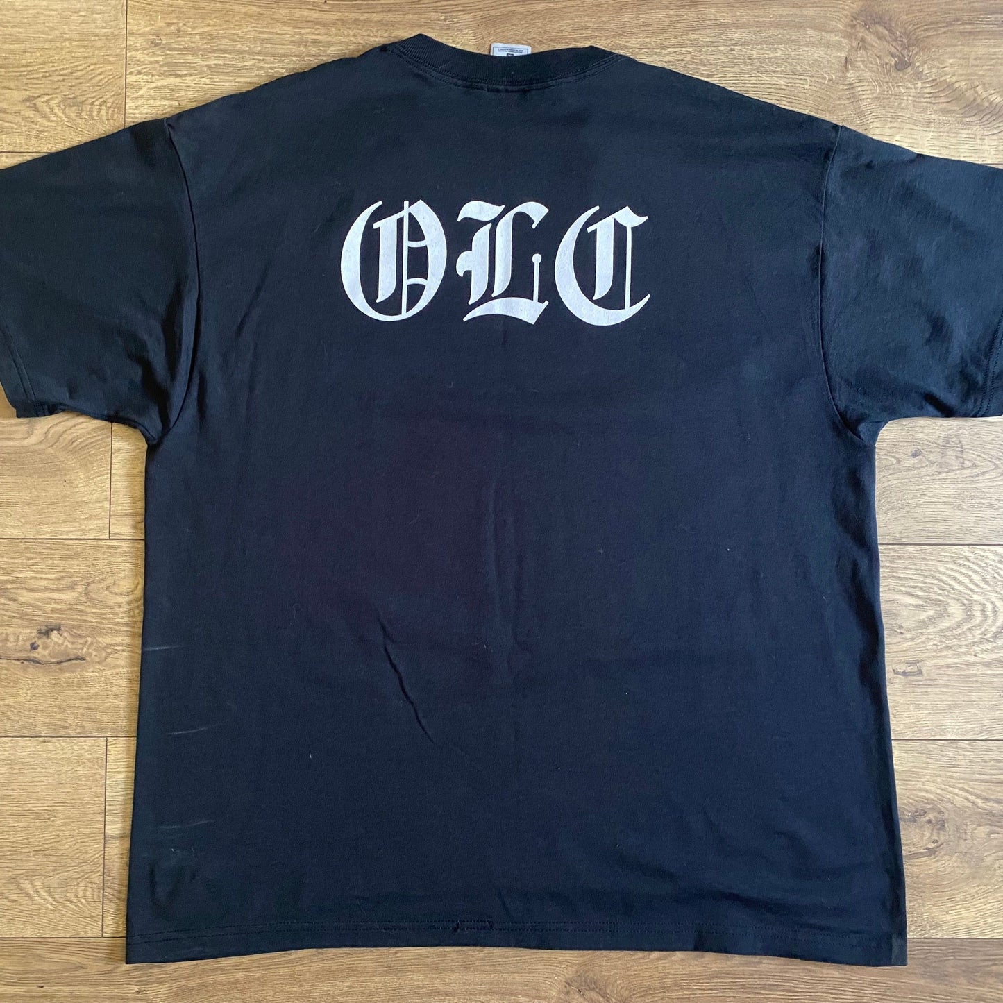 ONE LIFE CREW Old English Logo Black XL T-Shirt