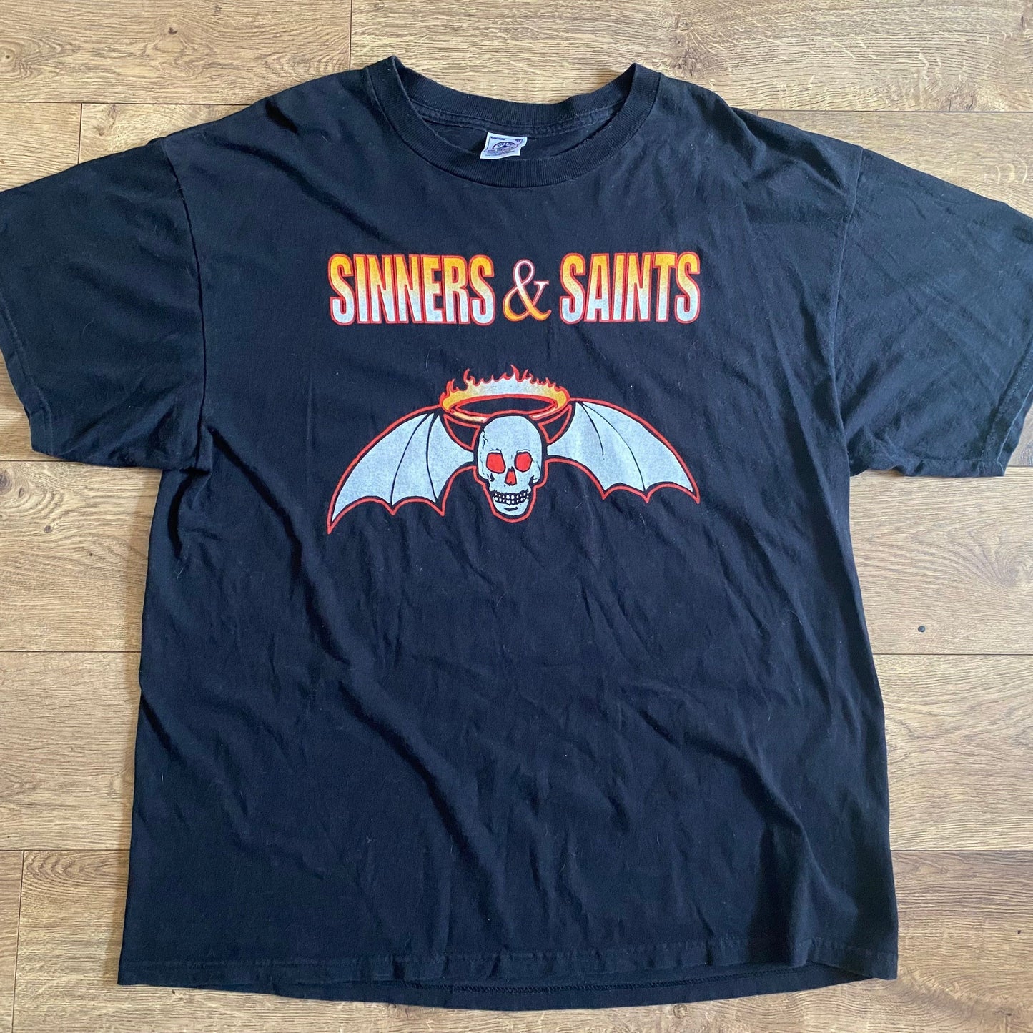 SINNERS & SAINTS Black XL T-Shirt