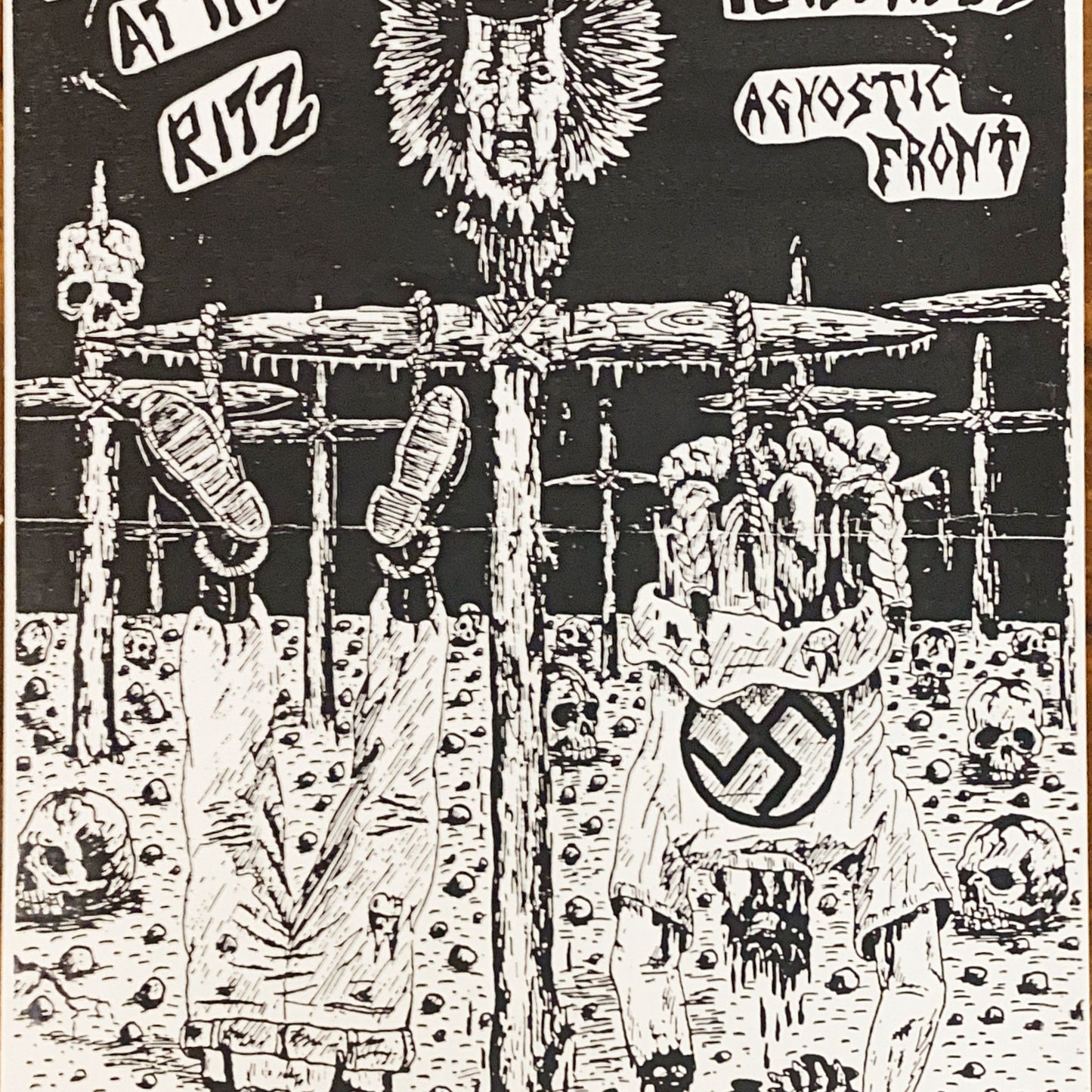 SUICIDAL TENDENCIES & AGNOSTIC FRONT @ the Ritz, March 27th, 1985 Flyer