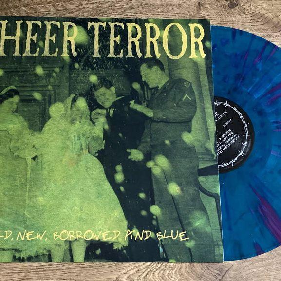 SHEER TERROR Old, New, Borrowed And Blue Colored Splattered Vinyl LP