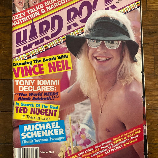 HARD ROCK VIDEO MAGAZINE July 1986 #10