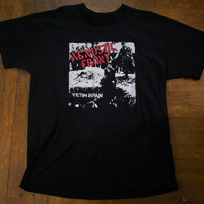 AGNOSTIC FRONT Victim In Pain 20 Year Anniversary Black XL T-Shirt