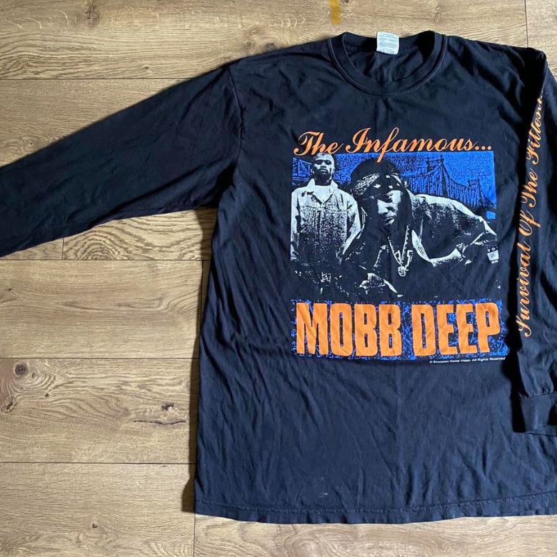 MOBB DEEP Survival Of The Fittest Black XL Long Sleeve Shirt