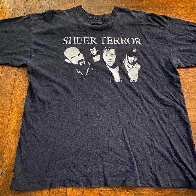 SHEER TERROR Unloved Black XL T-Shirt