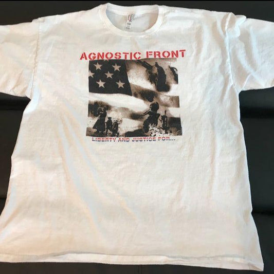 AGNOSTIC FRONT Liberty & Justice For…the Blood, the Honor, the Truth ‘88 Tour XL T-Shirt