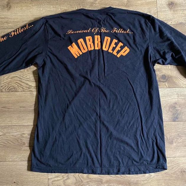 MOBB DEEP Survival Of The Fittest Black XL Long Sleeve Shirt