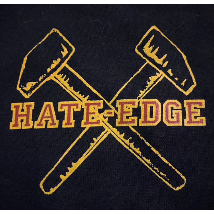 HATE EDGE Judge Hammers Logo Style XL T-Shirt