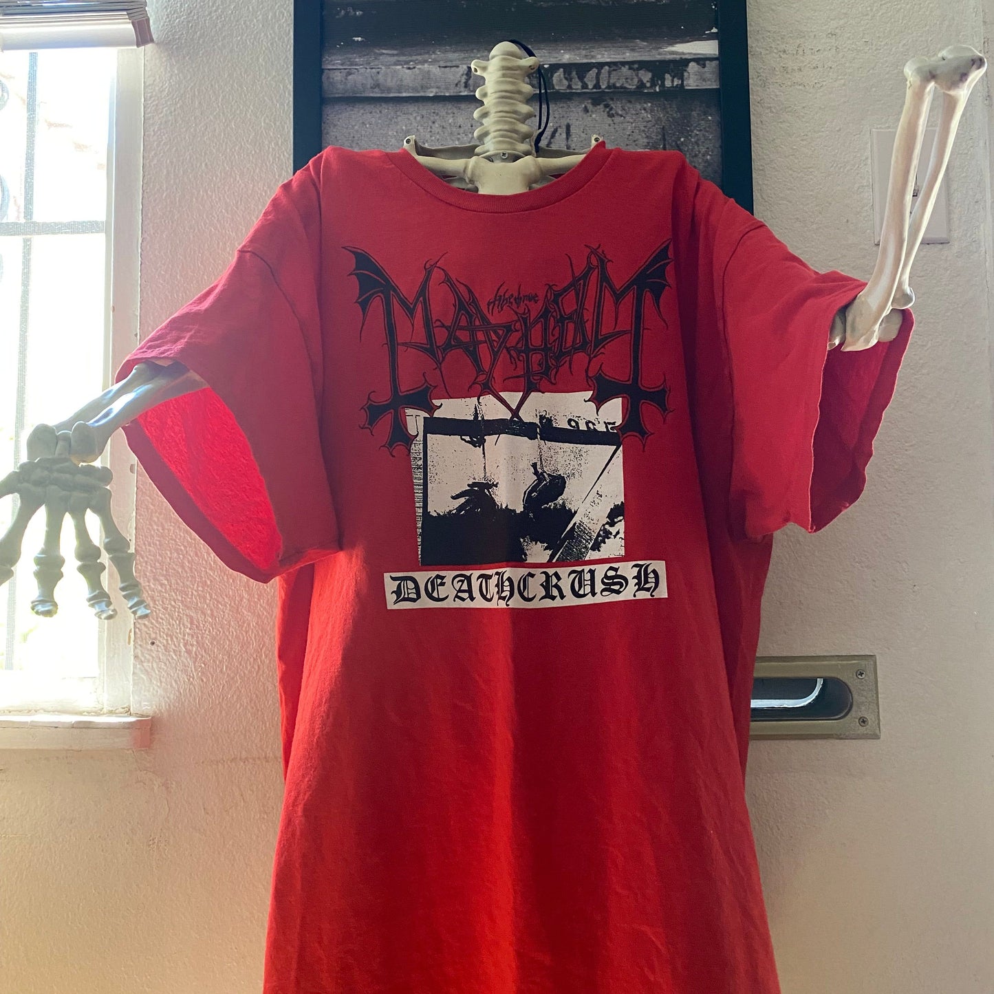 MAYHEM Deathcrush Red XL T-Shirt