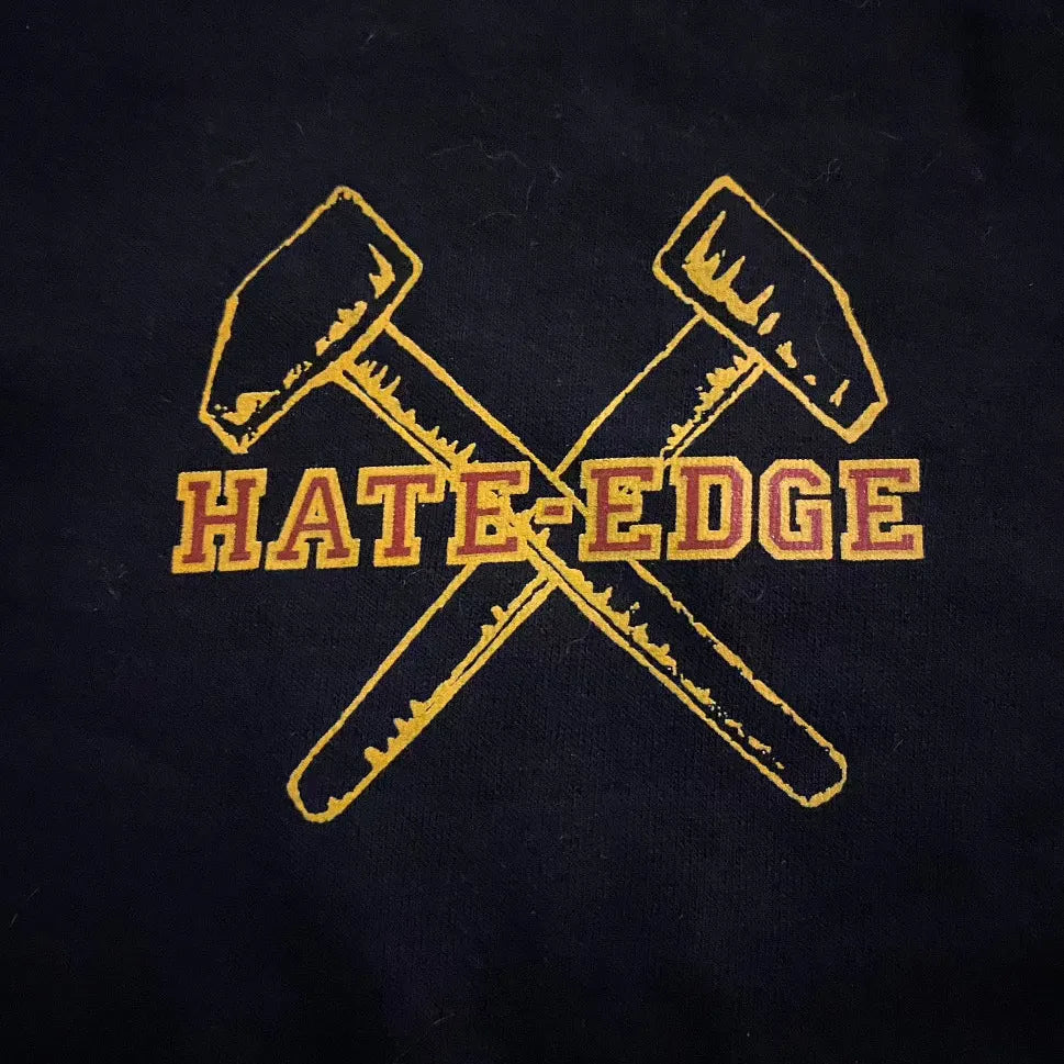 HATE EDGE Judge Hammers Logo Style XL T-Shirt