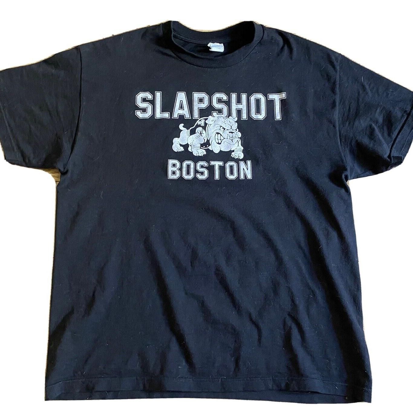 SLAPSHOT Boston Black XL T-Shirt