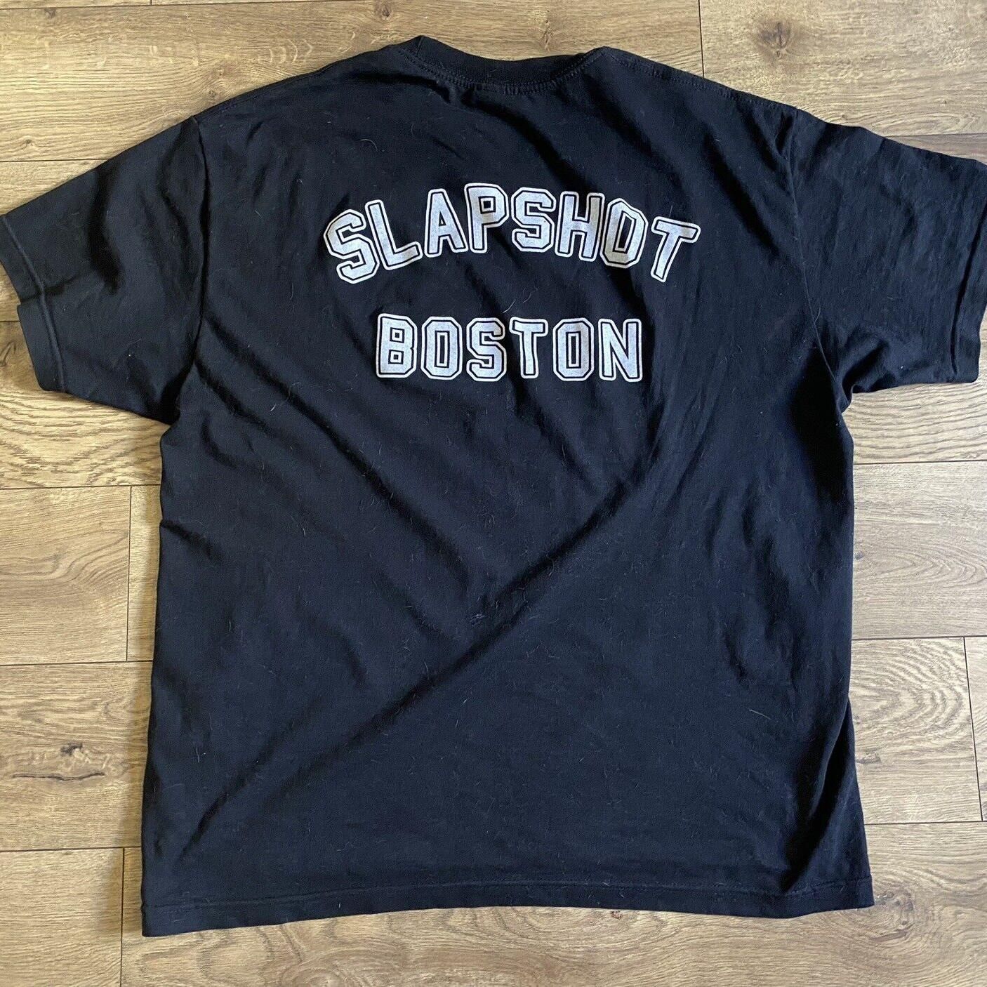 SLAPSHOT Boston Black XL T-Shirt