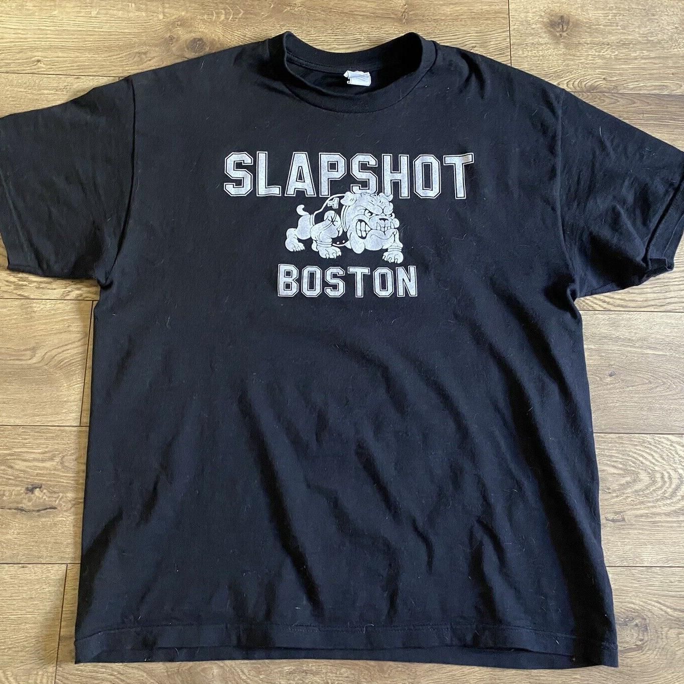 SLAPSHOT Boston Black XL T-Shirt